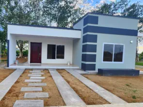 casa minimalista en el progreso, 3 cuartos practico