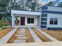 casa minimalista en el progreso, 3 cuartos practico